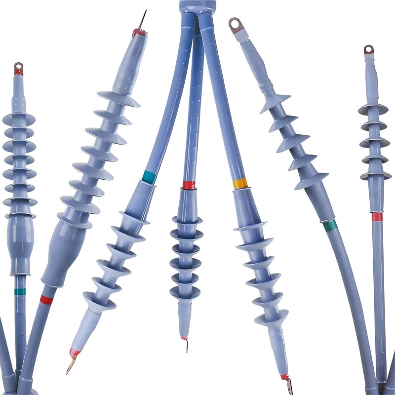 Kit de terminare a cablului termocontractabil la rece